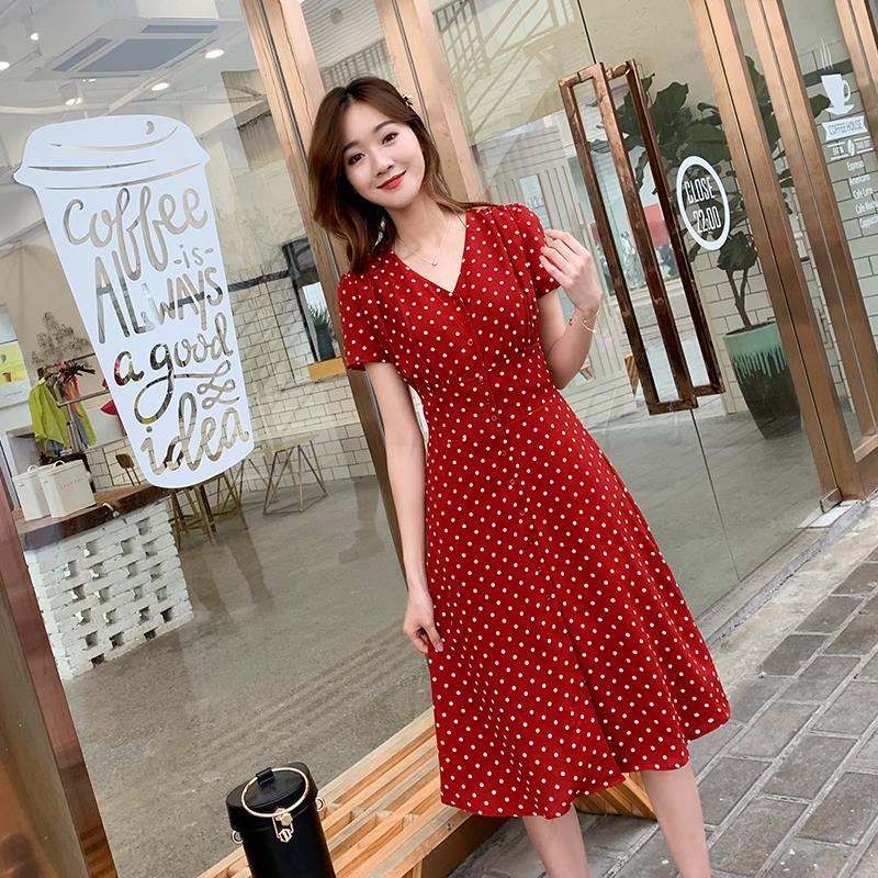Midi Skirt Floral - Chiffon Wrap Women Dresses Midi Loose
