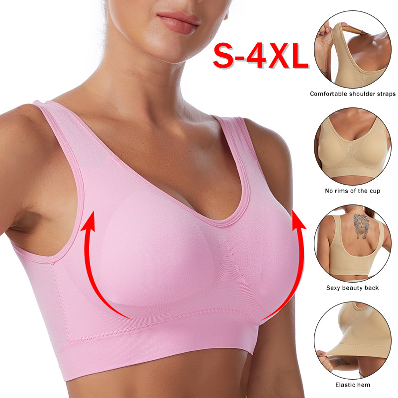 Sexy Women Bra Plus Size Seaml - Bralette Triangle Set recension och pris