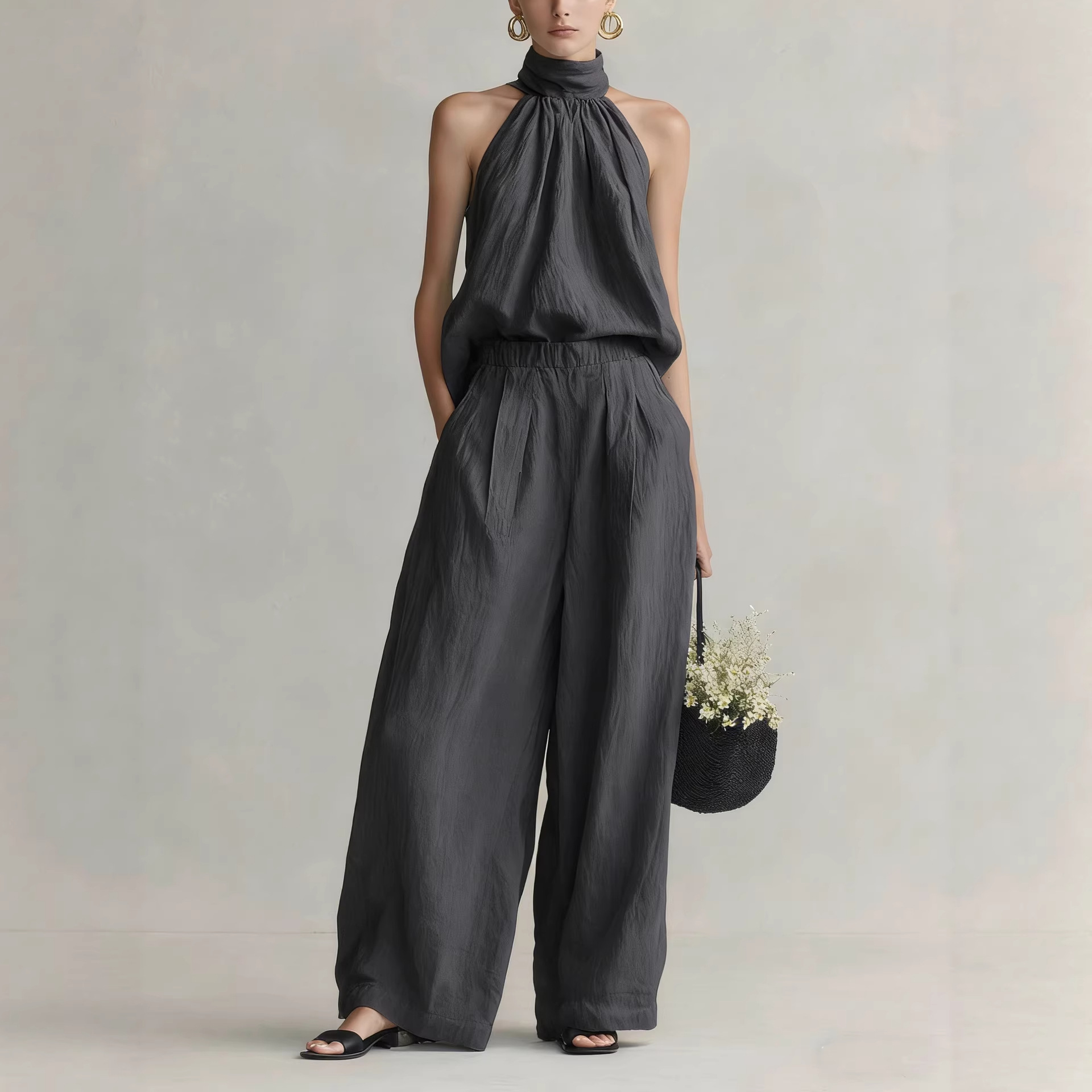 Women's 2026 Summer New Style  - Linen Pant Wide recension och pris