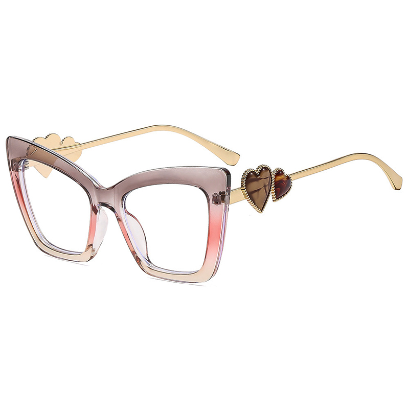 1pc large-frame cat-eye glasse - Sunglasses Cat Eye recension och pris