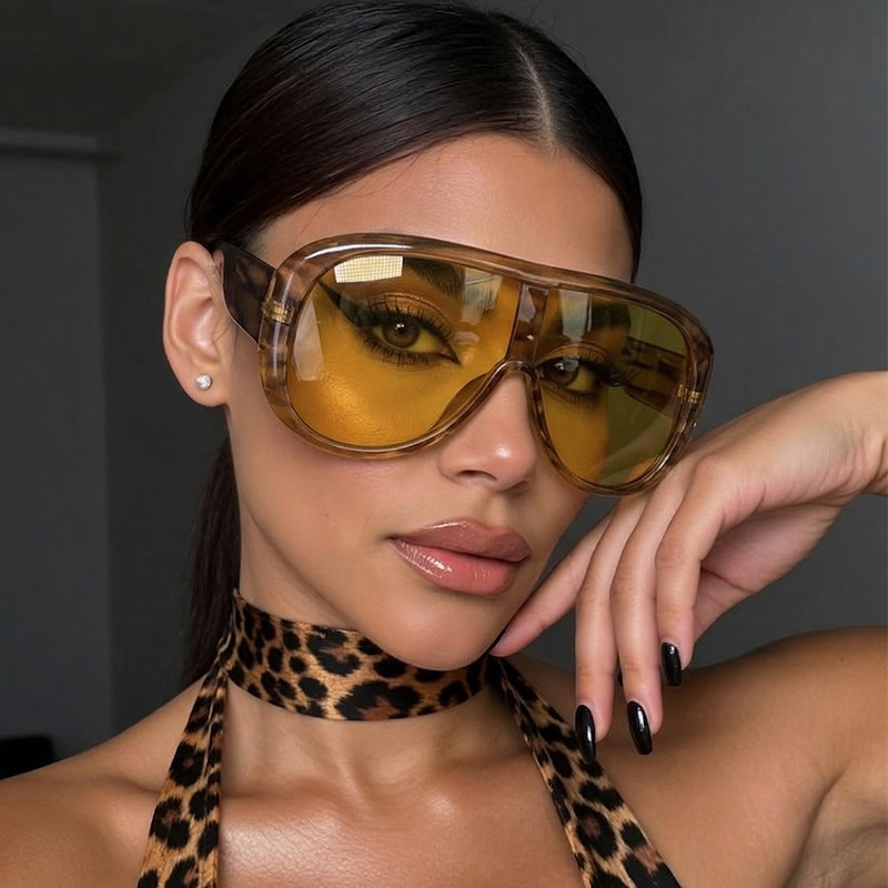 Oversized One Piece Large Fram - Sunglasses Cat Eye recension och pris