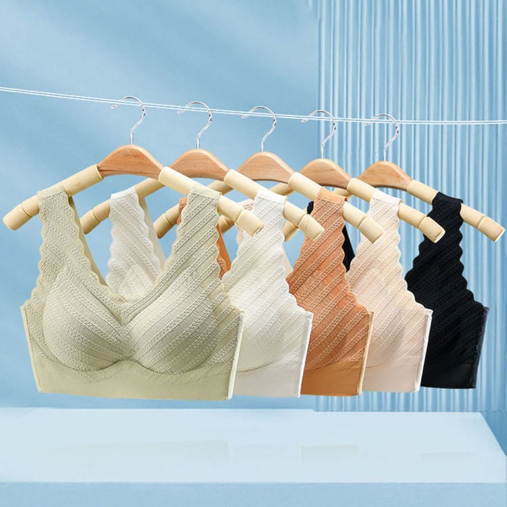 Seamless Bubble Lace Bra Widen - Bralette Triangle Set recension och pris