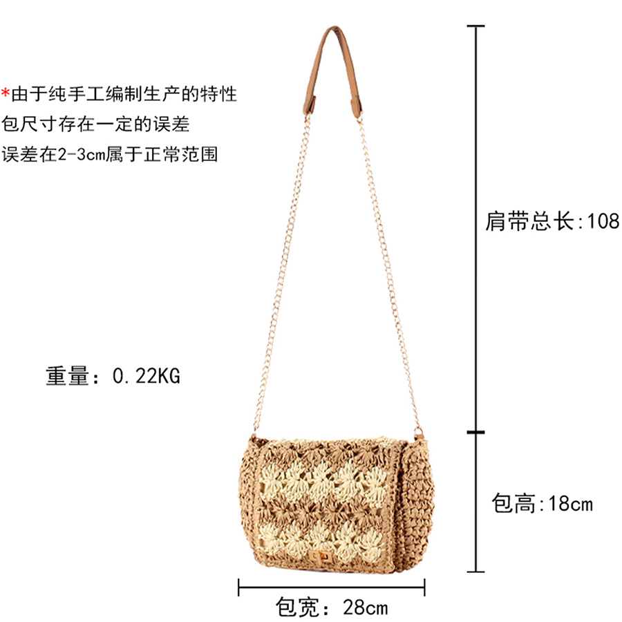 Straw Crossbody Bags for Women - Crochet Bag Raffia recension och pris