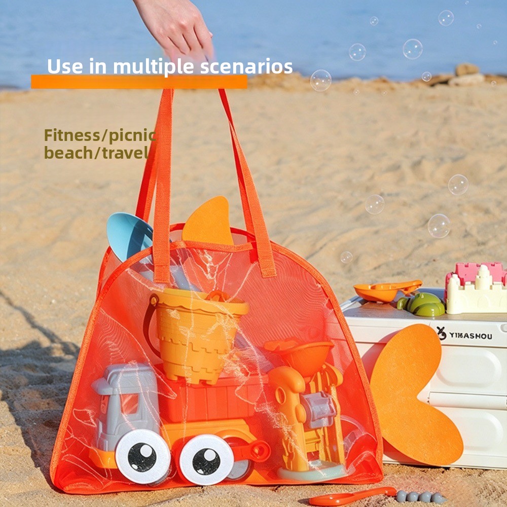 Kids Mesh Beach Bags Colorful  - Tote Bag Beach recension och pris