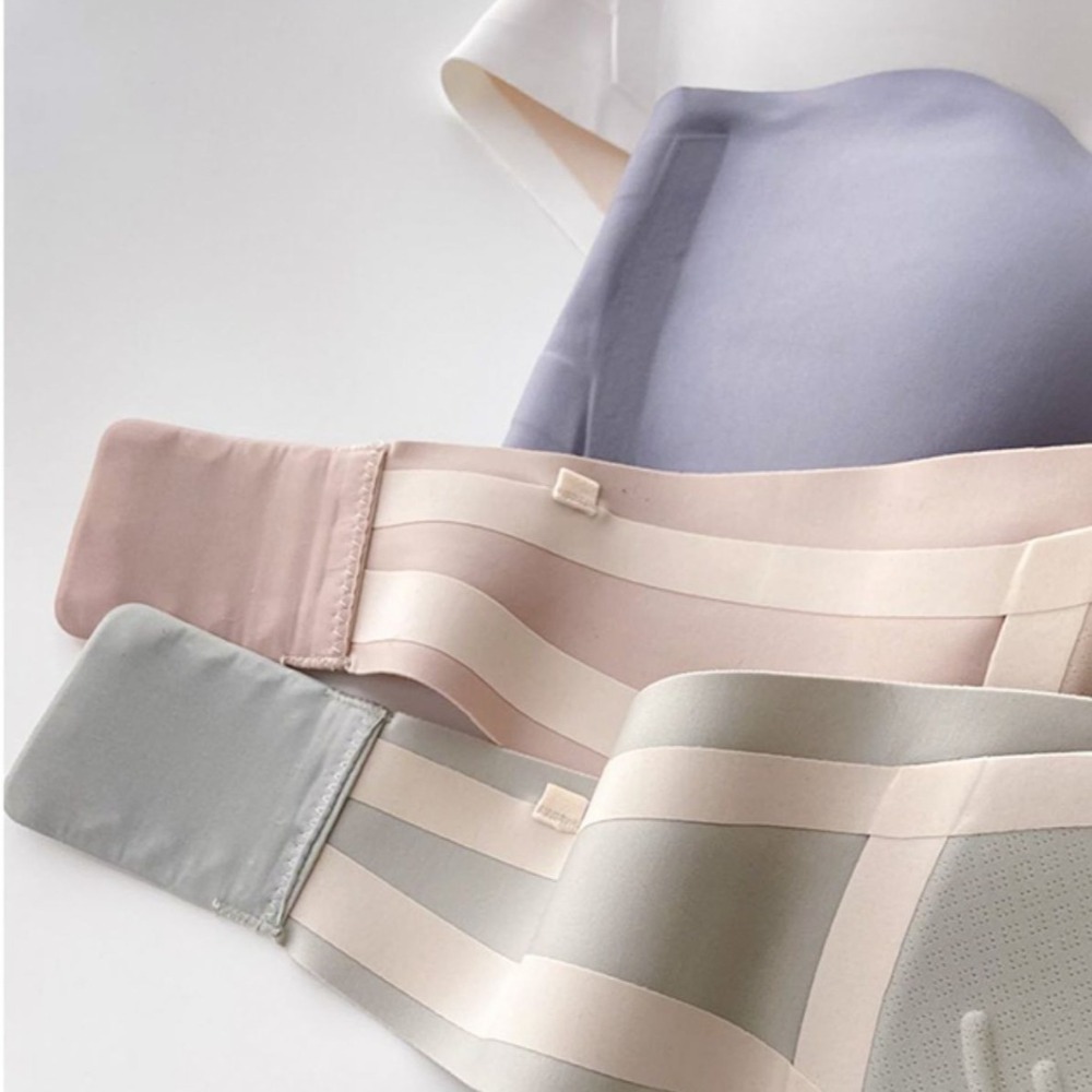 Solid Color Strapless Wrapped  - Bralette Triangle Set recension och pris