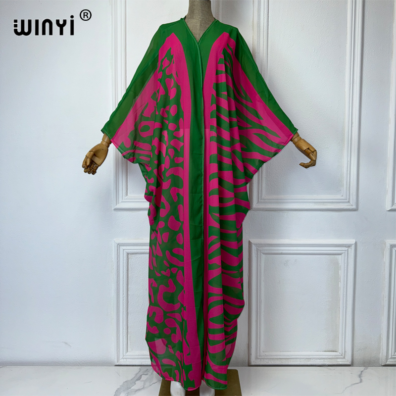 WINYI Africa Bohemia Print Kim - Cover Up Kaftan recension och pris