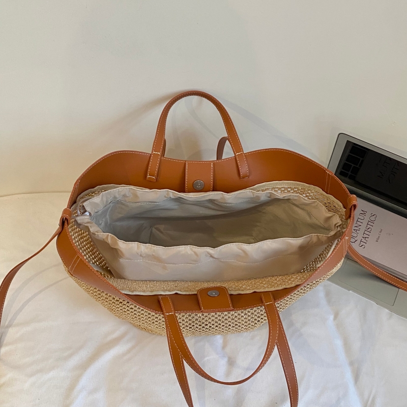 Vsper Branded Straw Knitted Bi - Crochet Bag Raffia recension och pris