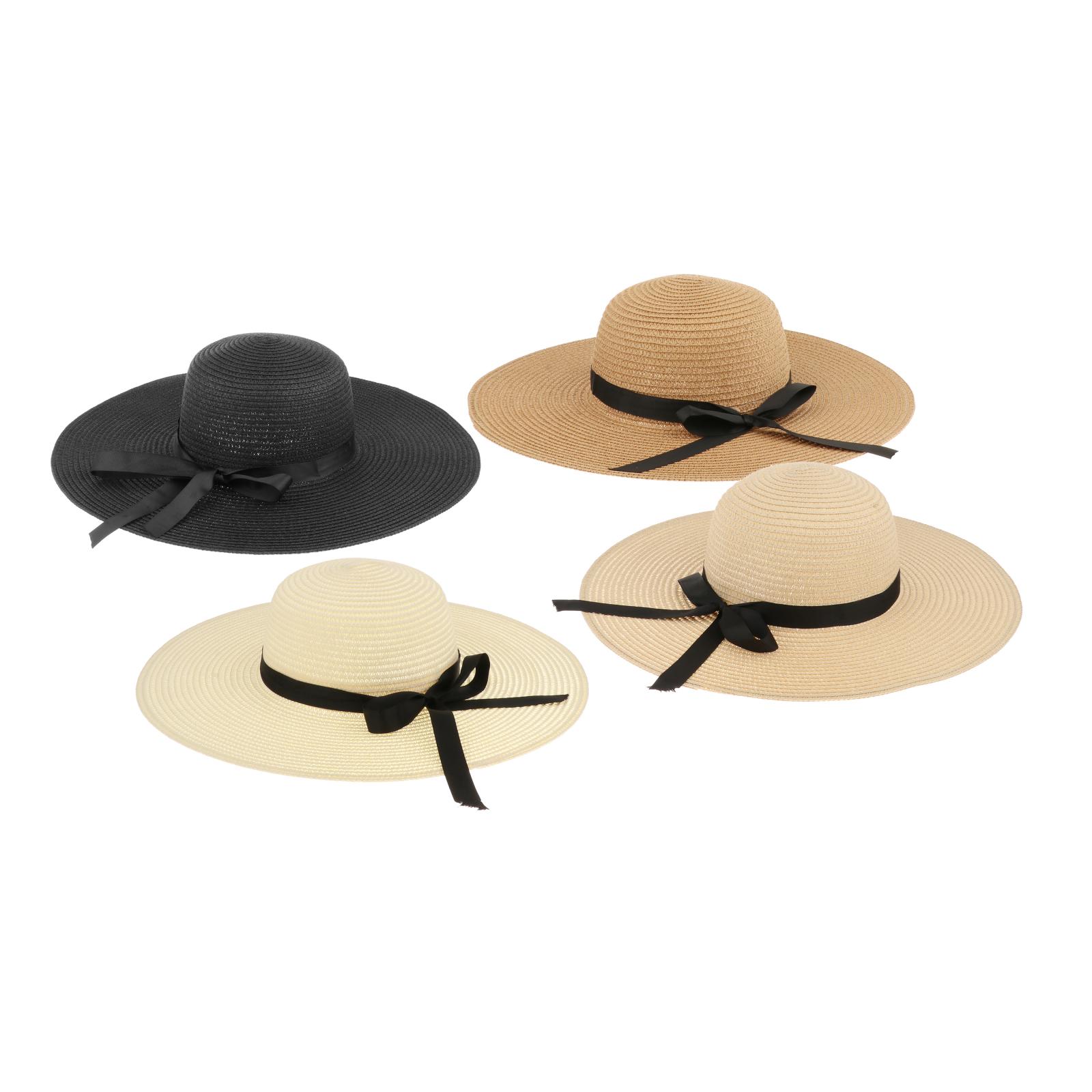 Women Summer Straw Hat Visor F - Hat Floppy Wide recension och pris