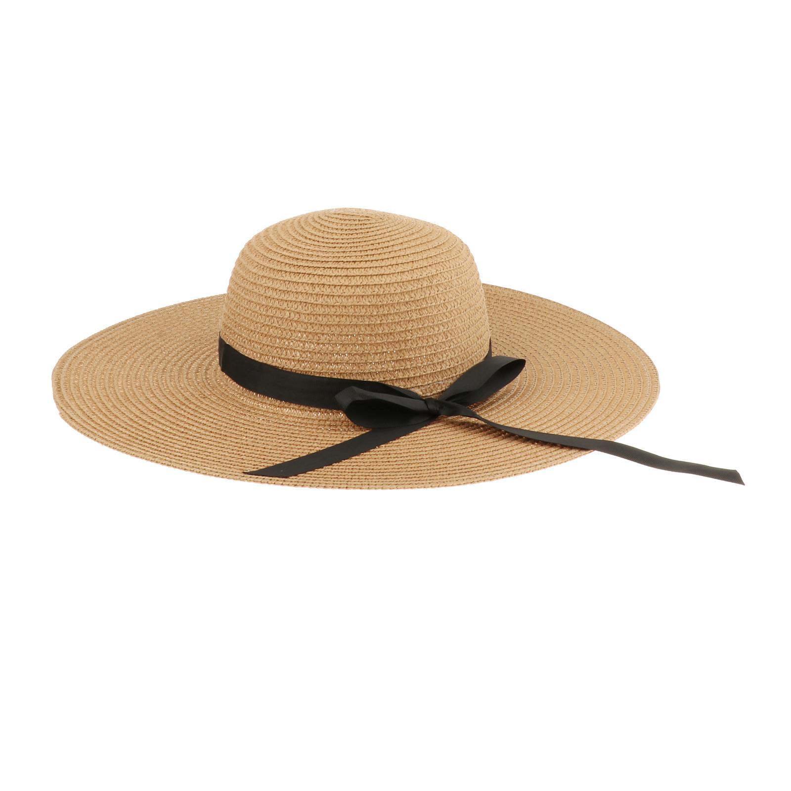 Women Summer Straw Hat Visor F - Hat Floppy Wide recension och pris