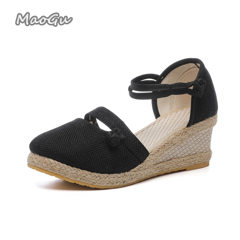 Women's Linen Espadrille Wedge - Wedge Espadrille Women recension och pris