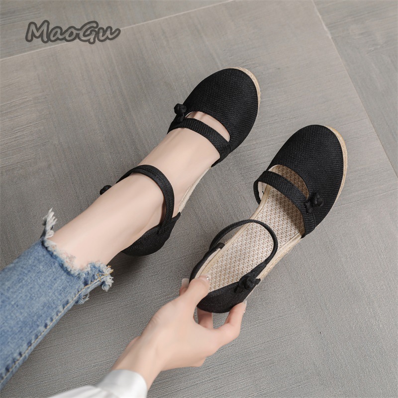 Women's Linen Espadrille Wedge - Wedge Espadrille Women recension och pris