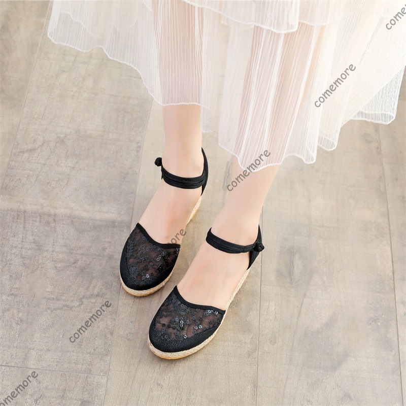 Women's Lace Mesh Espadrille W - Wedge Espadrille Women recension och pris