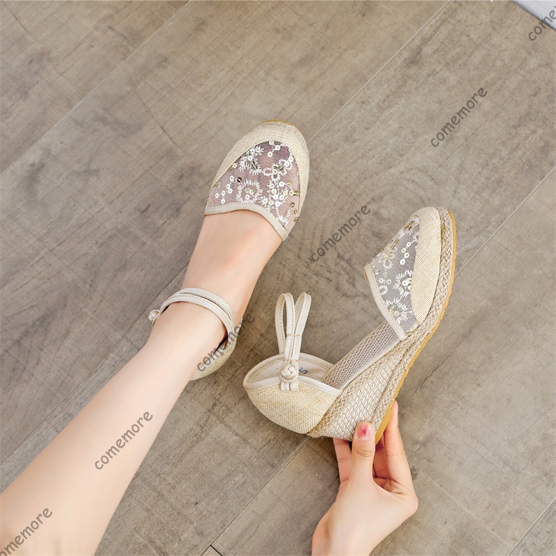 Women's Lace Mesh Espadrille W - Wedge Espadrille Women recension och pris